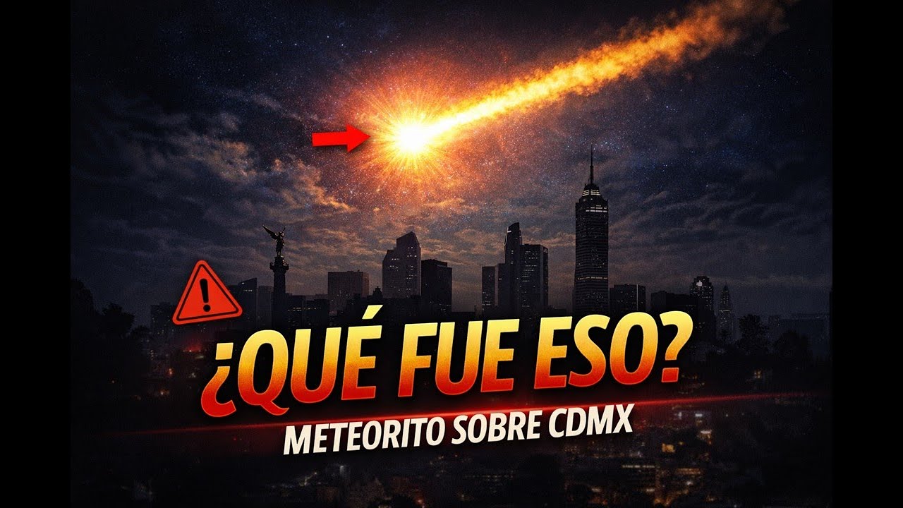 LOS DESVELADOS - ALARMA POR METEORITO SOBRE LA CDMX