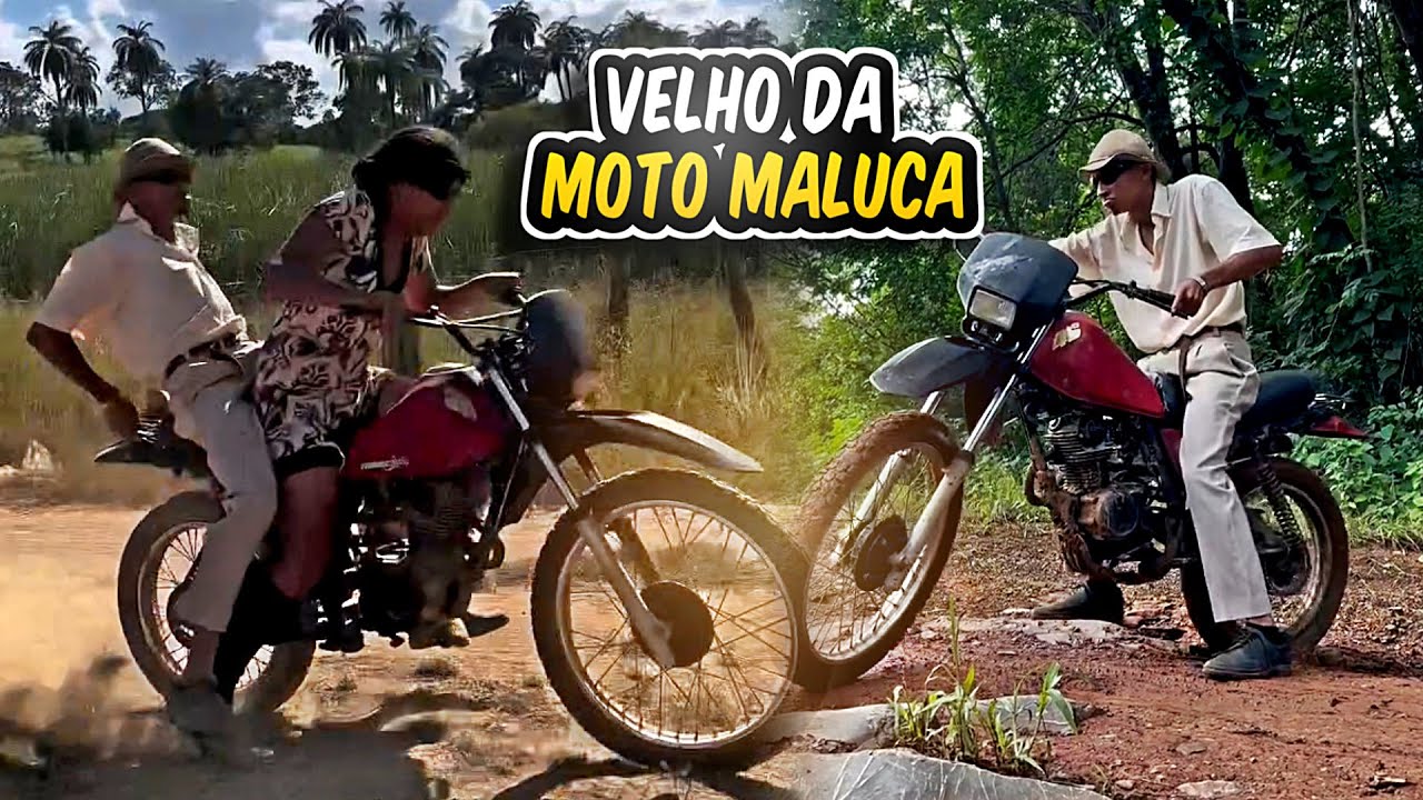 VELHO DA MOTO MALUCA 😂😂😂 &Eacute; JAQUETINHA DE COURO SUA MULHER S&Oacute; RESENHA 