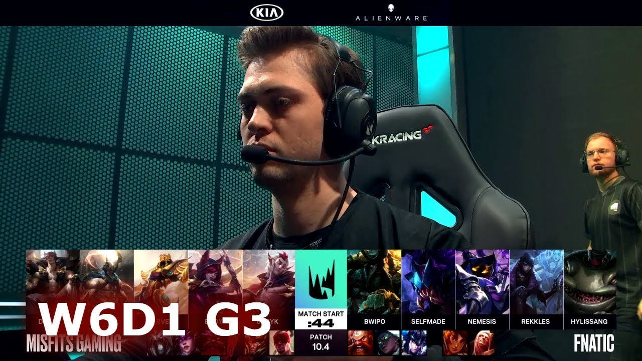 Misfits vs Fnatic | Week 6 Day 1 S10 LEC Spring 2020 | MSF vs FNC W6D1