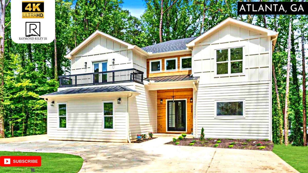 Brand New Modern Built Home for Sale in Atlanta Ga - 4 Bed, 3.5 Bath NO HOA - Atlanta Real Estate