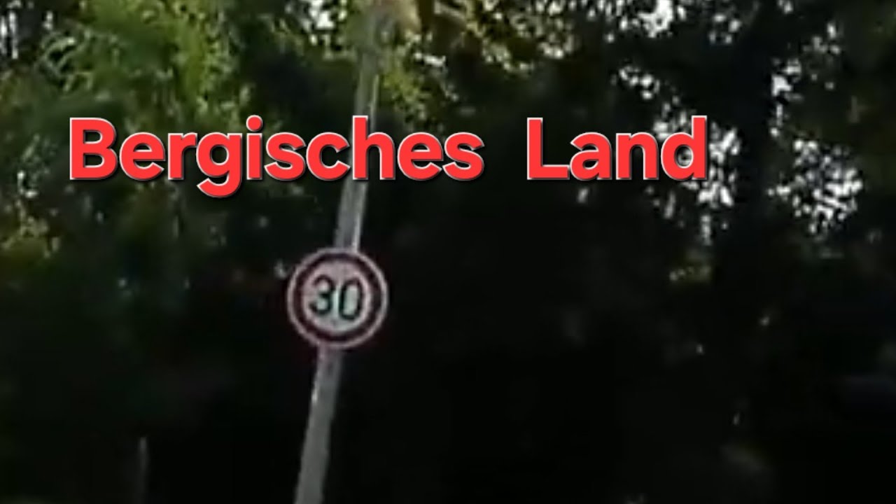 Bergisches Land Motorradtour bei bestem Wetter im September unterwegs.