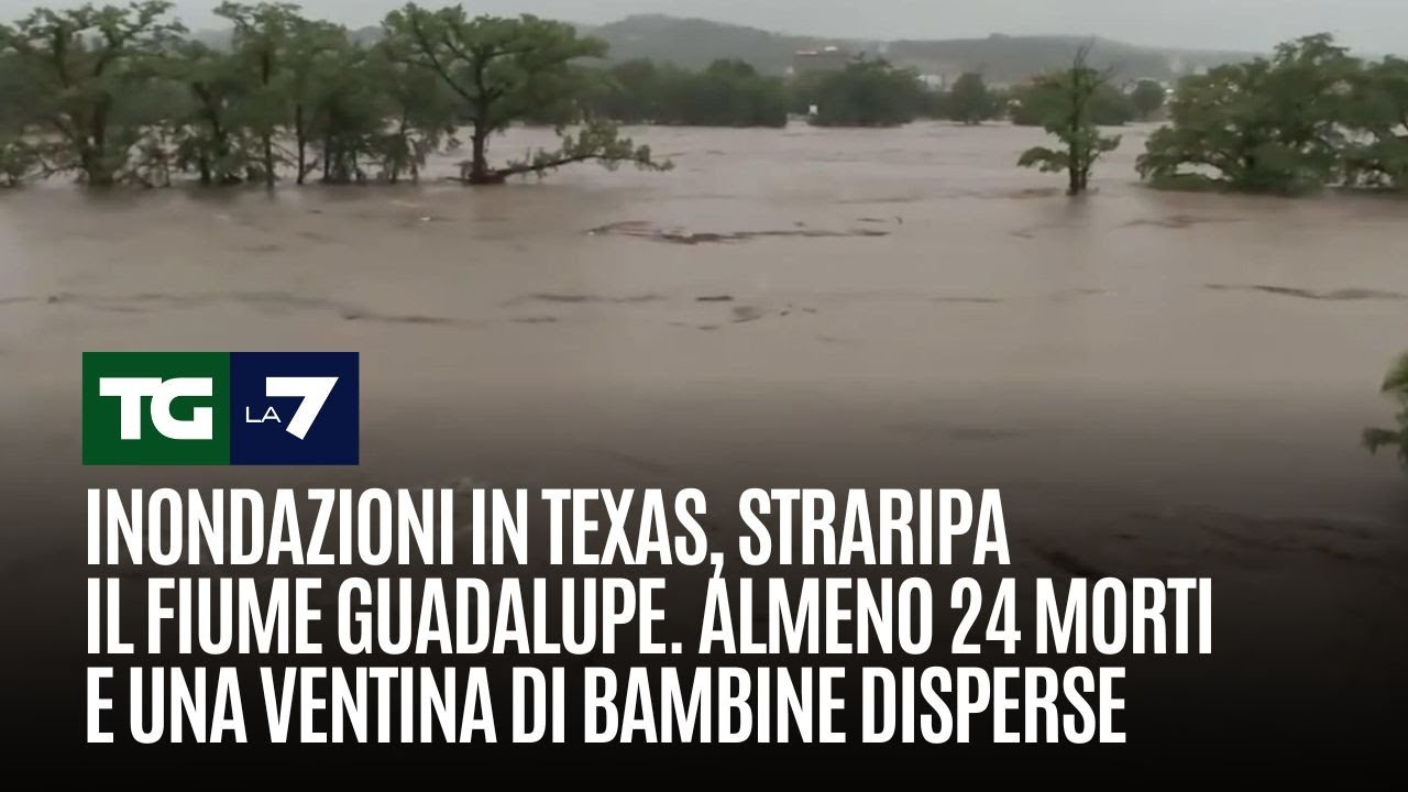 Inondazioni in Texas, dopo le piogge torrenziali. Almeno 24 morti e 23 bambine disperse