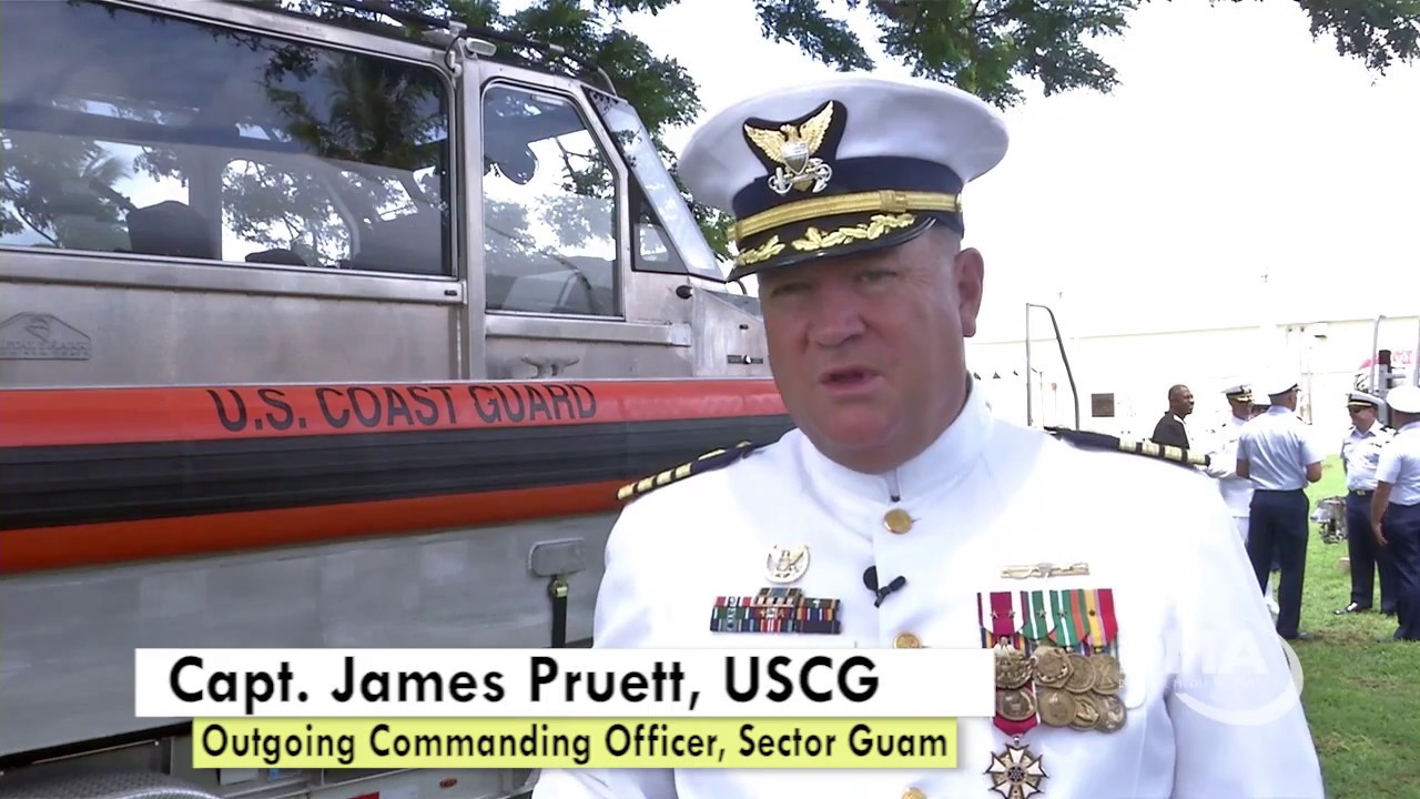 U.S. Coast Guard Sector Guam Change of Command