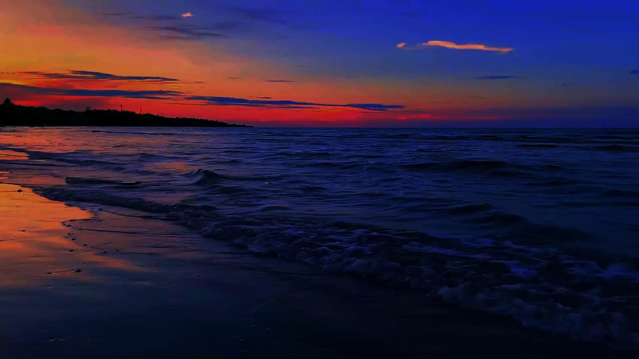 Relaxing Ocean Sound for Deep Night Sleep