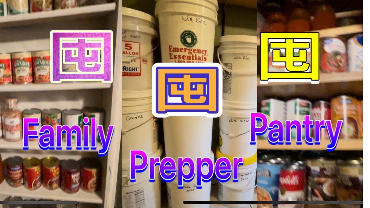 美國生活:不封城的地方也有人愛囤糧囤菜/Family pantry 2022/family prepper/family prepper pantry/我家囤的東西够吃半年/