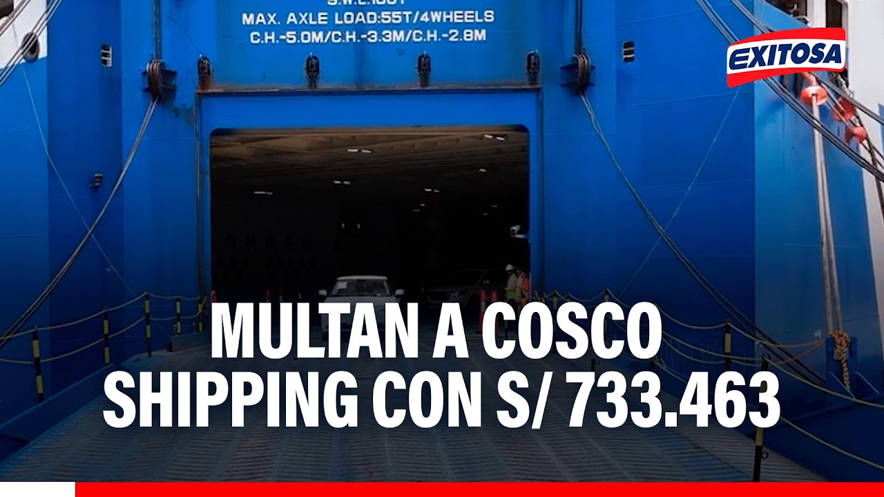 🔴🔵Multan a COSCO Shipping con S/ 733.463 y advierten que playas podrían desaparecer en Chancay