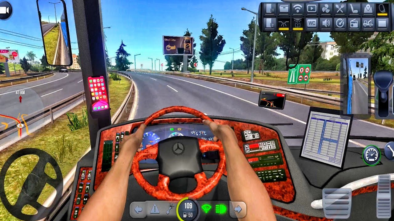 Bus Simulator Ultimate: Mercedes Bus Realistic Driving - Android Gameplay