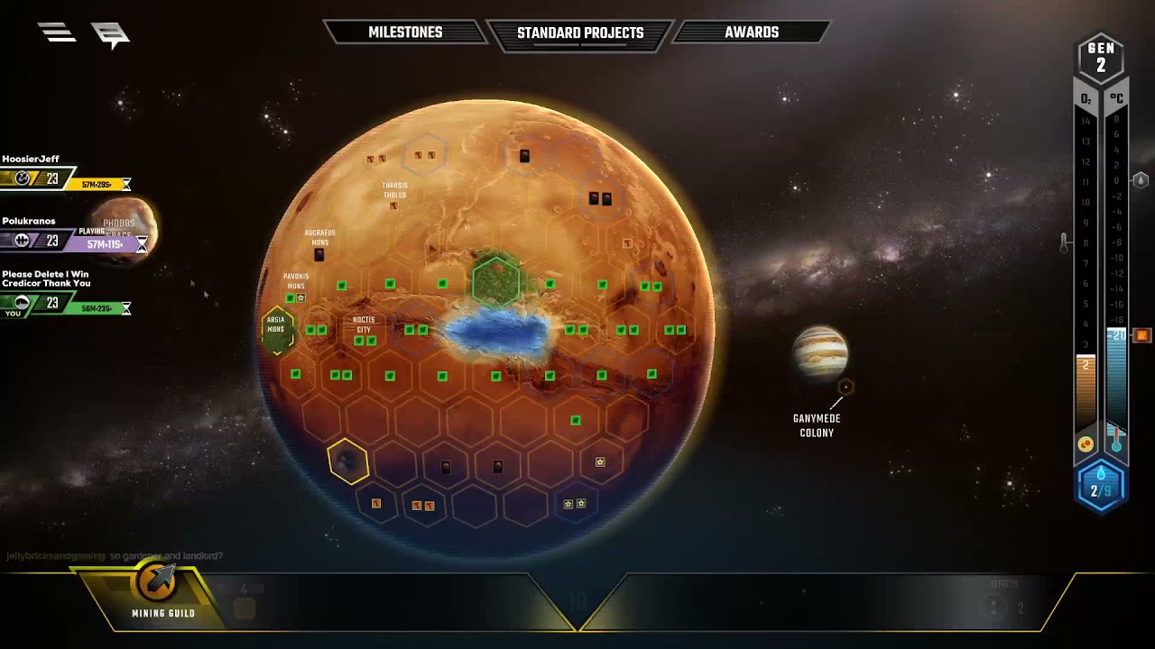3P Terraforming Mars | My Cleanest Ecoline Game