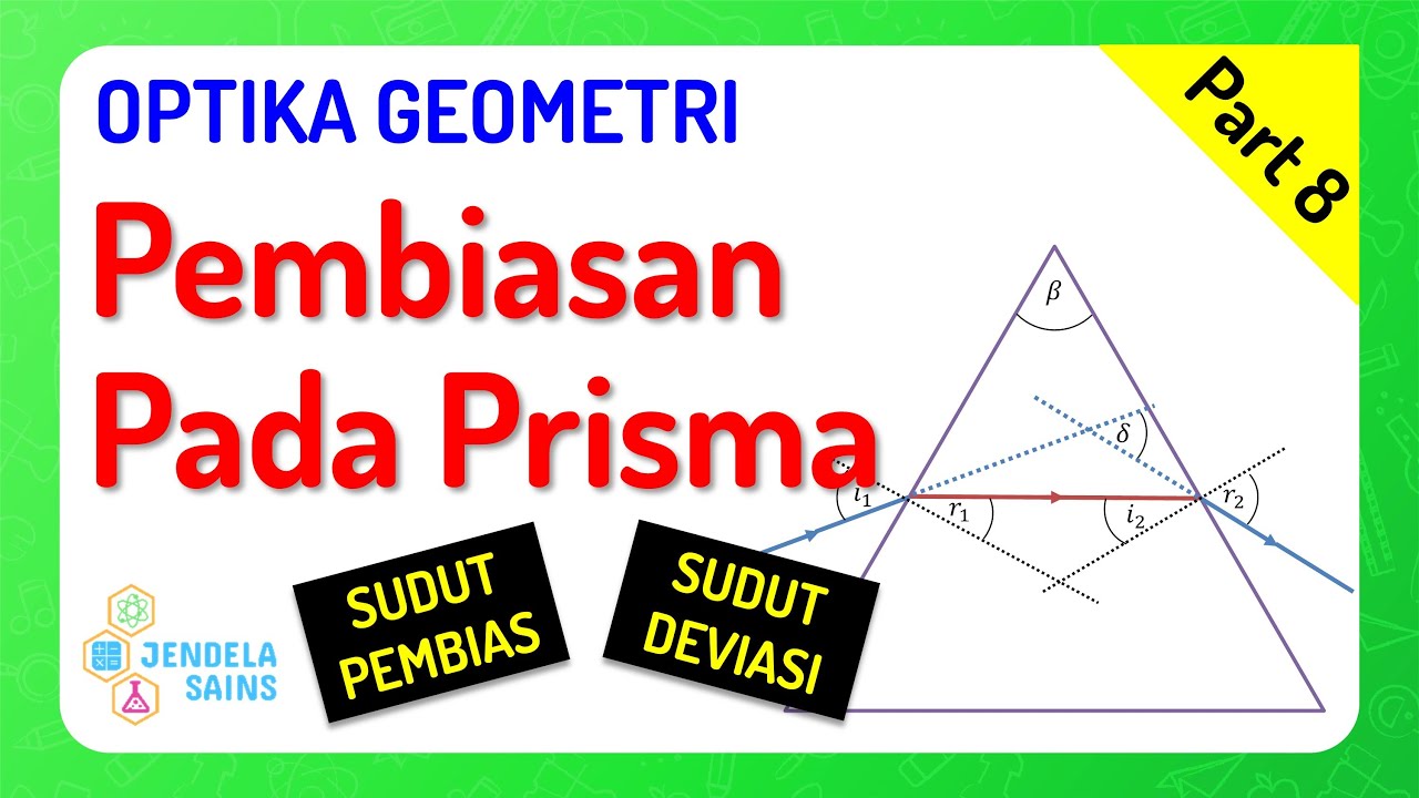 Optika Geometri • Part 8: Pembiasan Pada Prisma (Sudut Pembias & Sudut Deviasi)