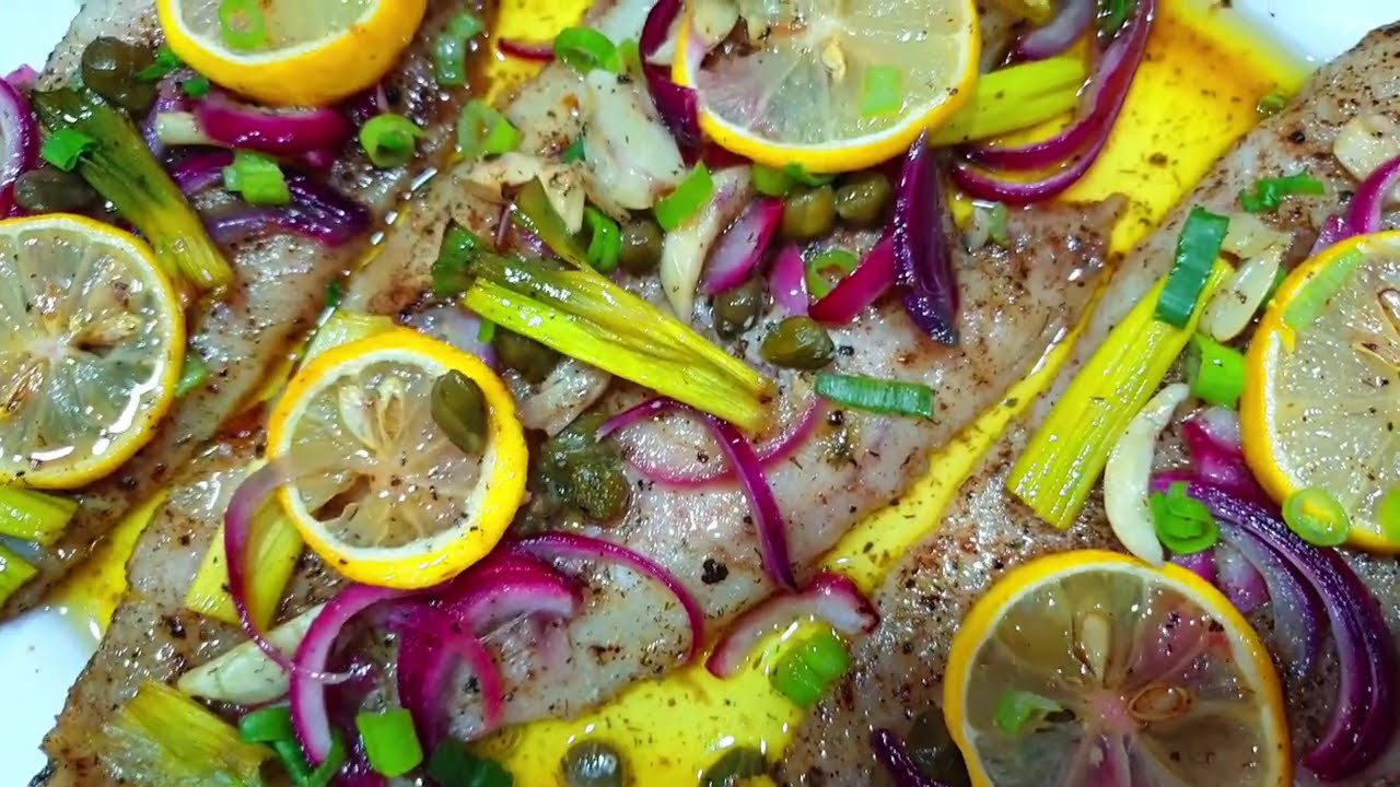 Baked Sole Fish Fillet || How to Cook Sole Fish || HomeFood LIFE