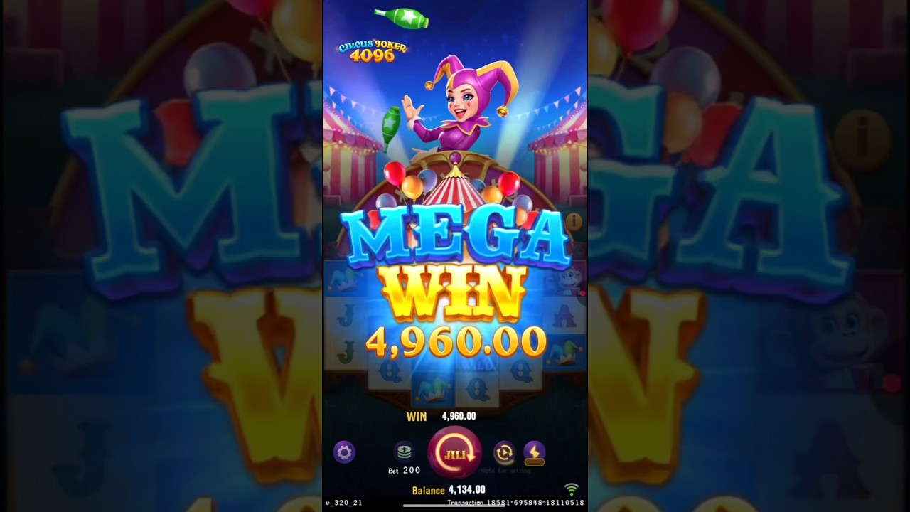 Circus Joker 4096 🃏 | Mega Win in Jili Slot Game 🎰💥 