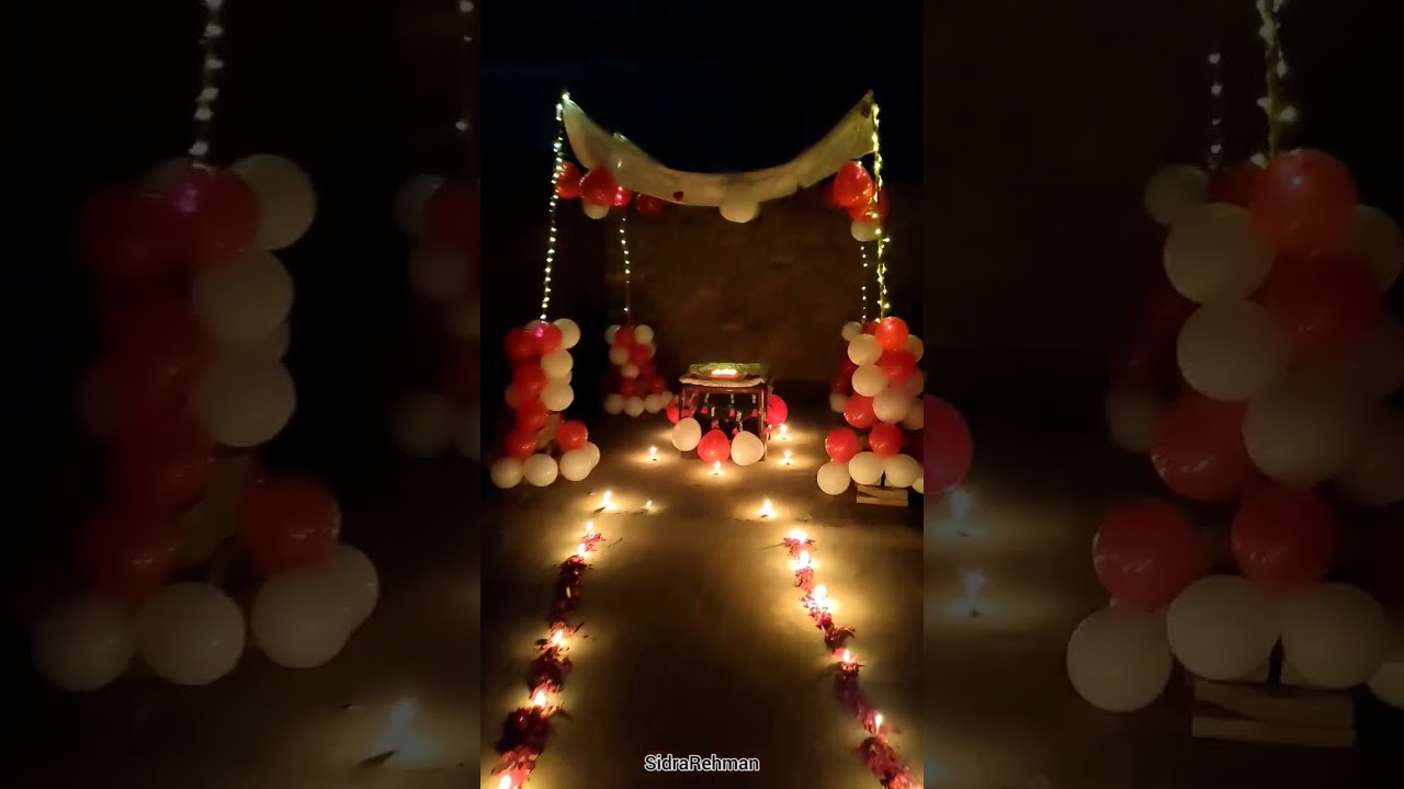 candle light decoration||roof decoration ideas#shorts #youtubeshorts #viralshorts #romantic