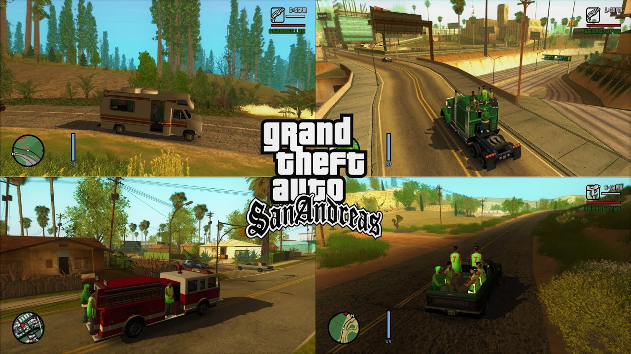 GTA San Andreas - Gang Ride Mod | Ride Along with Homies in GTA SA | 2022