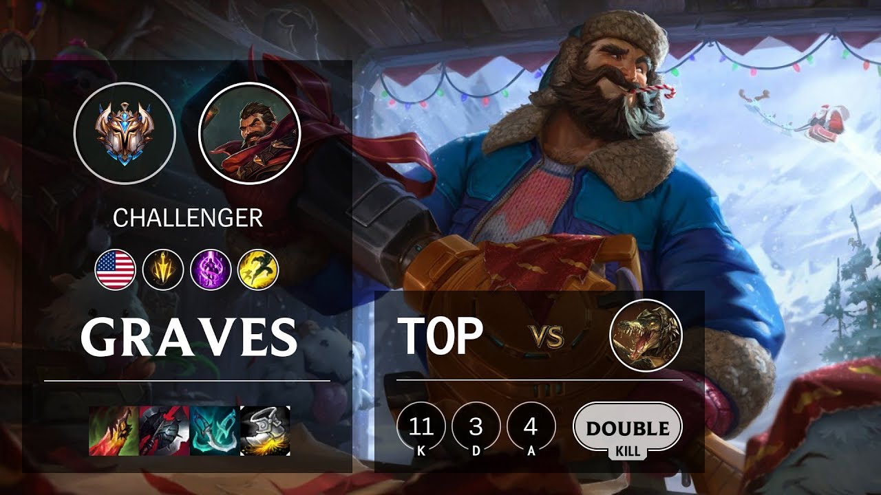 Graves Top vs Renekton - NA Challenger Patch 10.5