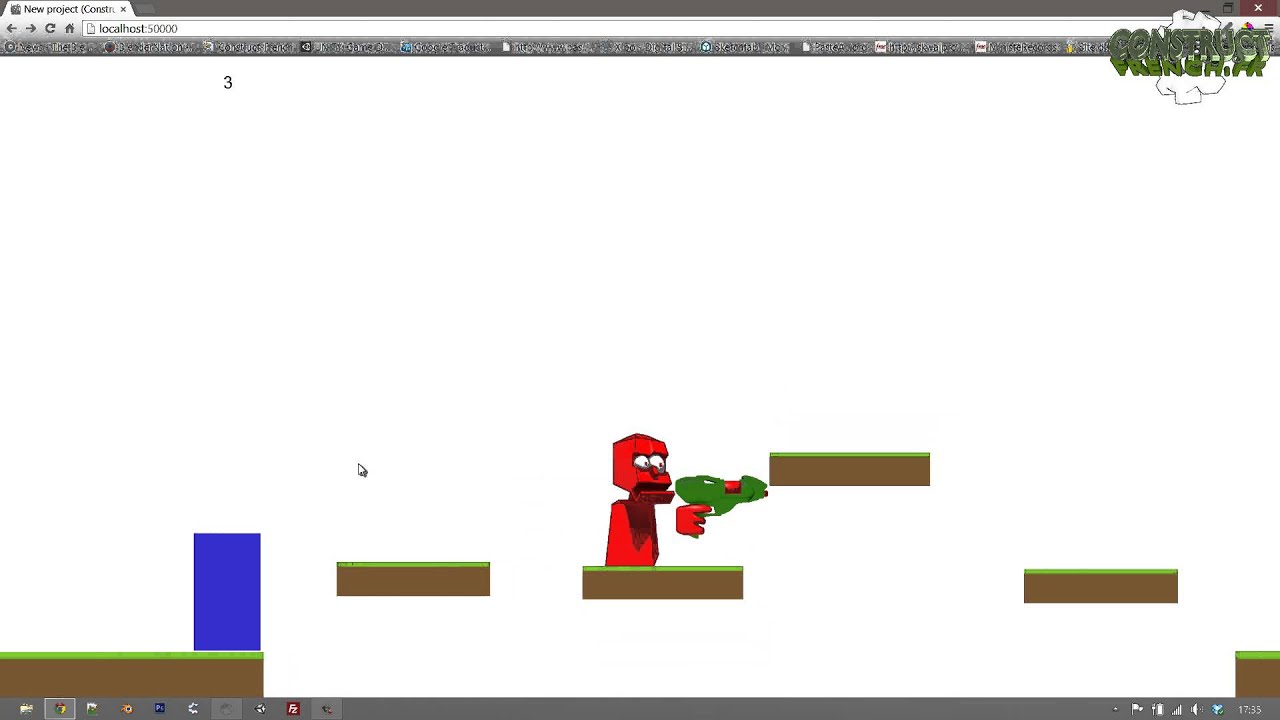 Créer un jeu vidéo avec Construct 2 : Chapitre 3 Les Plateformes