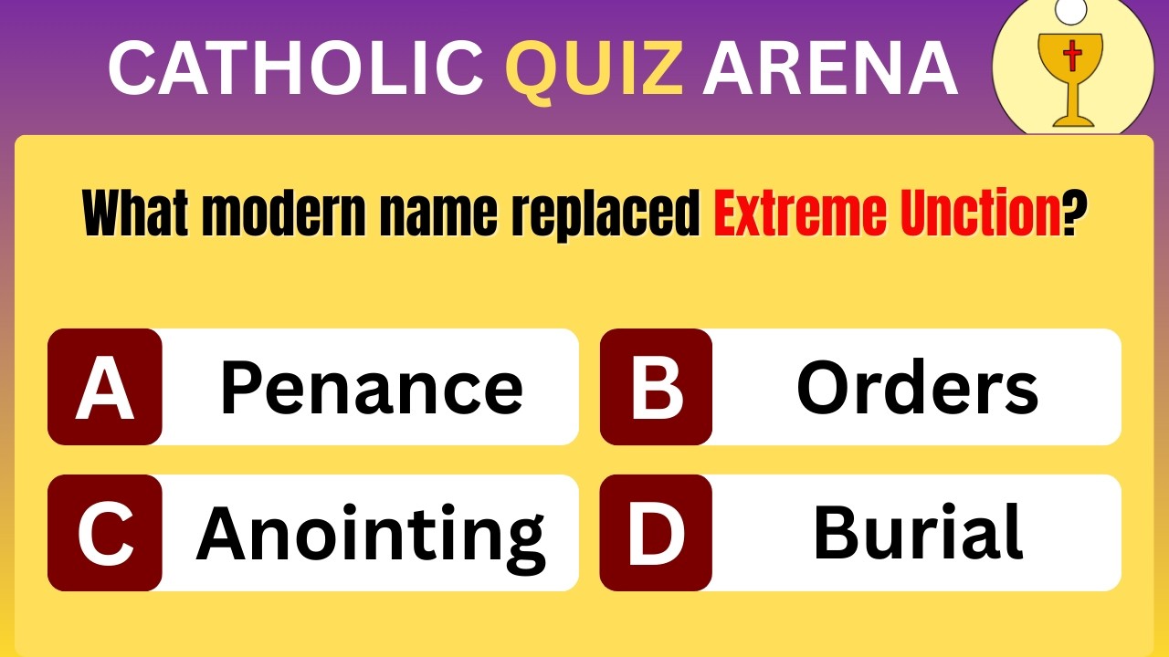 Extreme Unction History Quiz | Anointing of the Sick Explained in 30 Questions 🕊️⛪