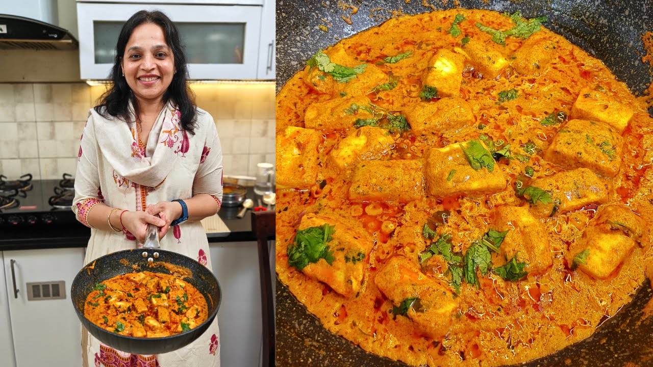 आज लंच पर पनीर ki 5 minute ki nayi dhaba style सब्जी|Dhaba Style Paneer Sabji No Onion Garlic Tomato