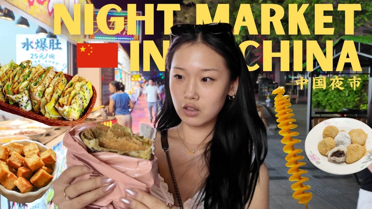 Eating China Street Food at a RANDOM Night Market 🇨🇳
