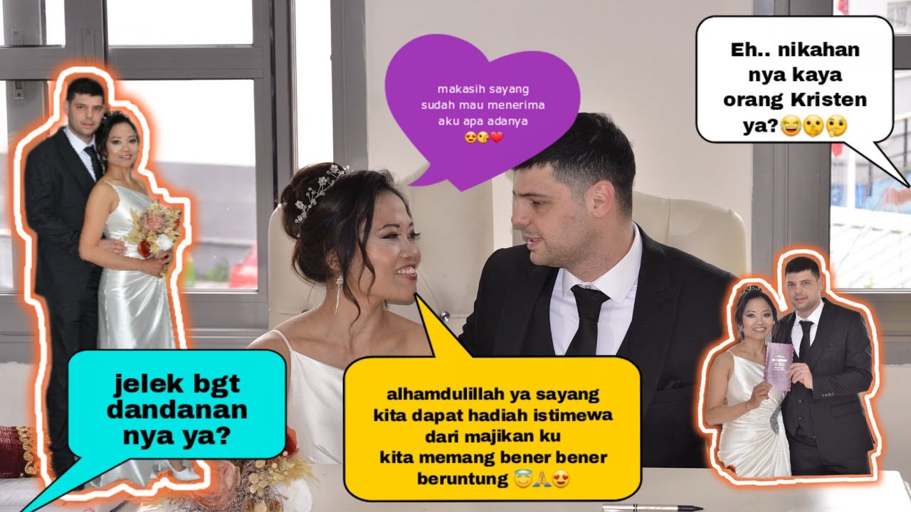 Our simple Wedding/setelah puluhan tahun berkelana akhirnya ku menemukan nya di Turki#kawincampur