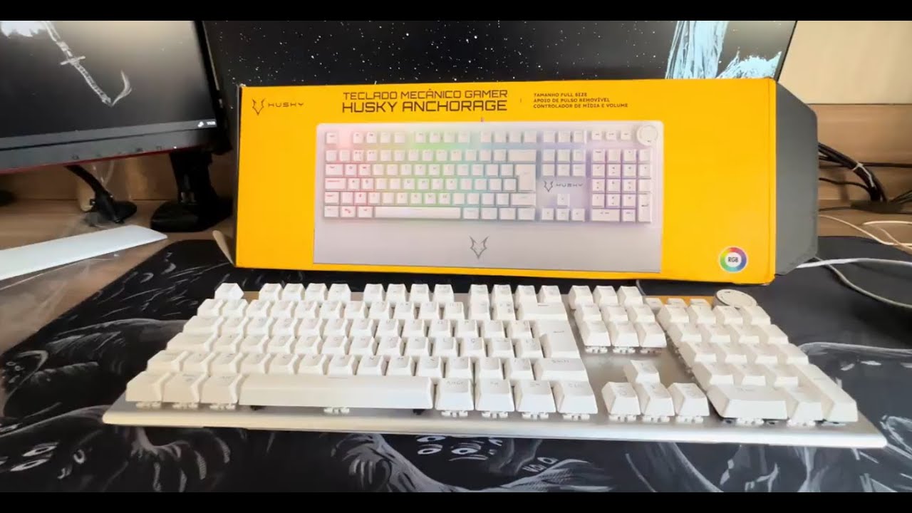Review Teclado Mecânico Gamer Husky Anchorage Full Size, Branco