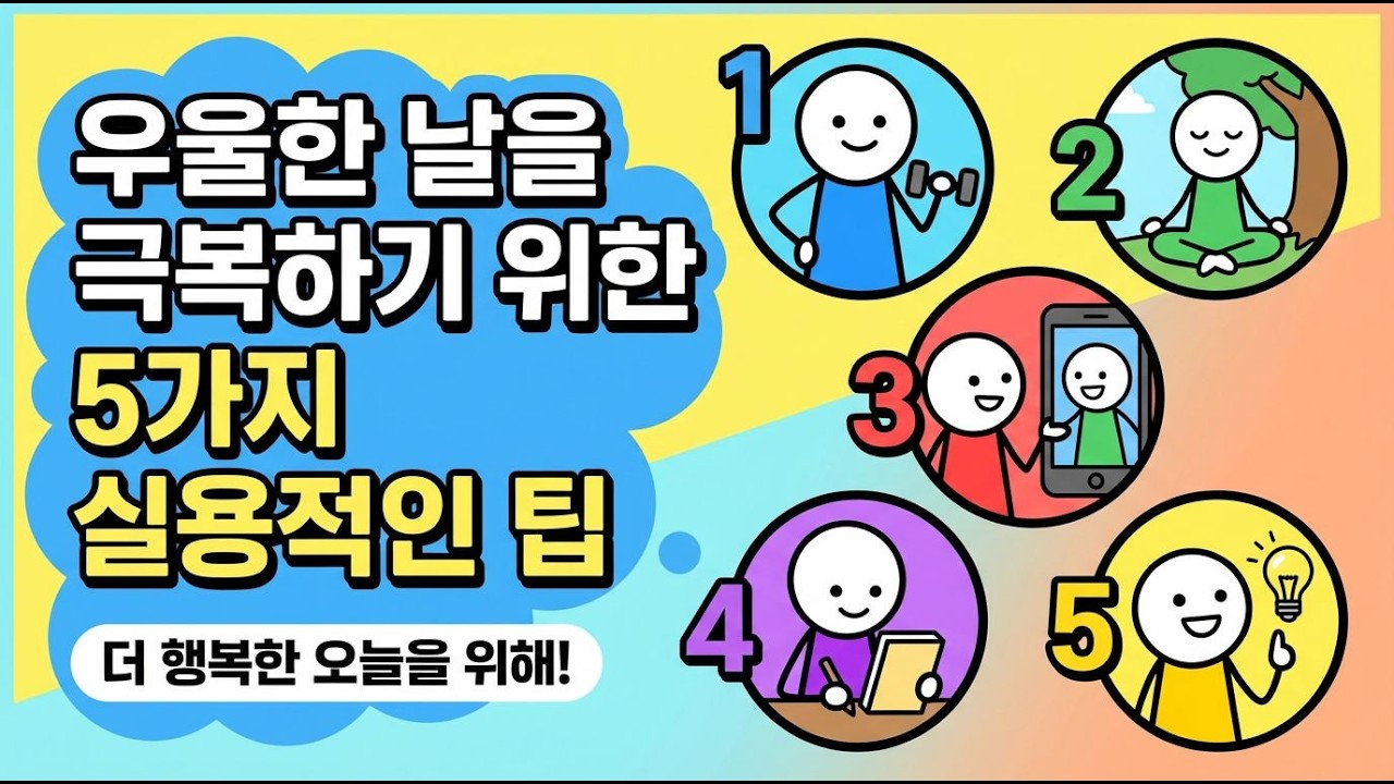 우울한 날, 마음을 살리는 5가지 비법