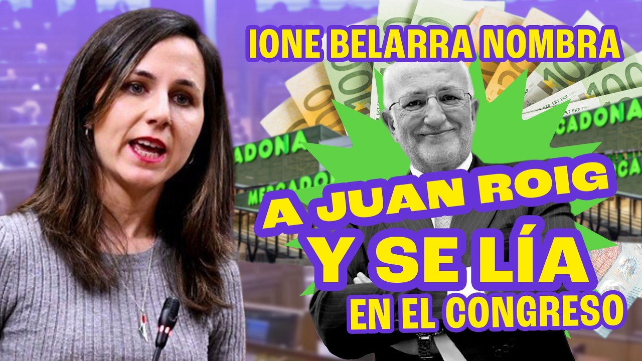 Ione Belarra nombra a Juan Roig en el Congreso y el bipartidismo se ofende