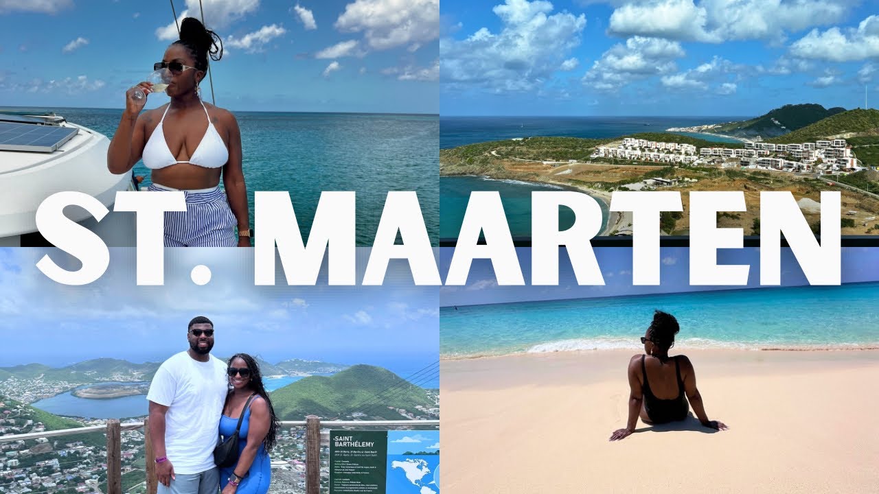 St. Maarten Travel Vlog 2025 | Couples Trip, Island Adventures, Beaches & Breathtaking Views