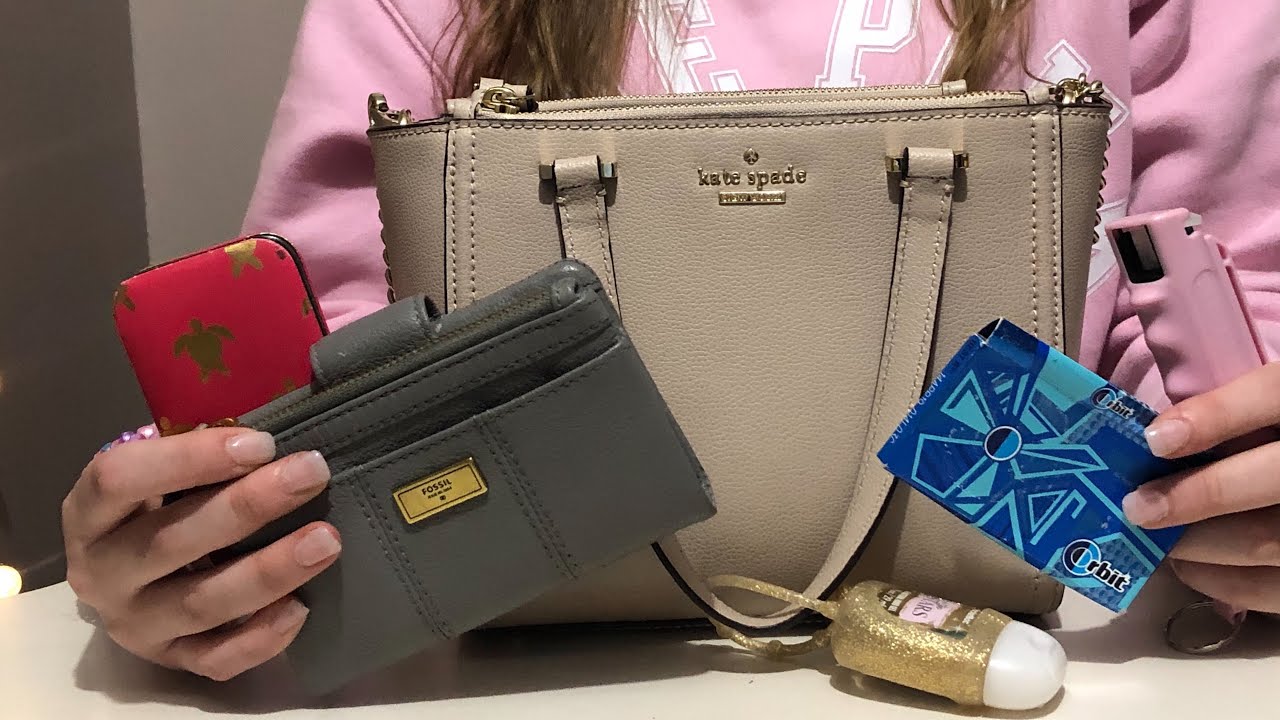 ASMR WHAT’S IN MY PURSE // NO TALKING