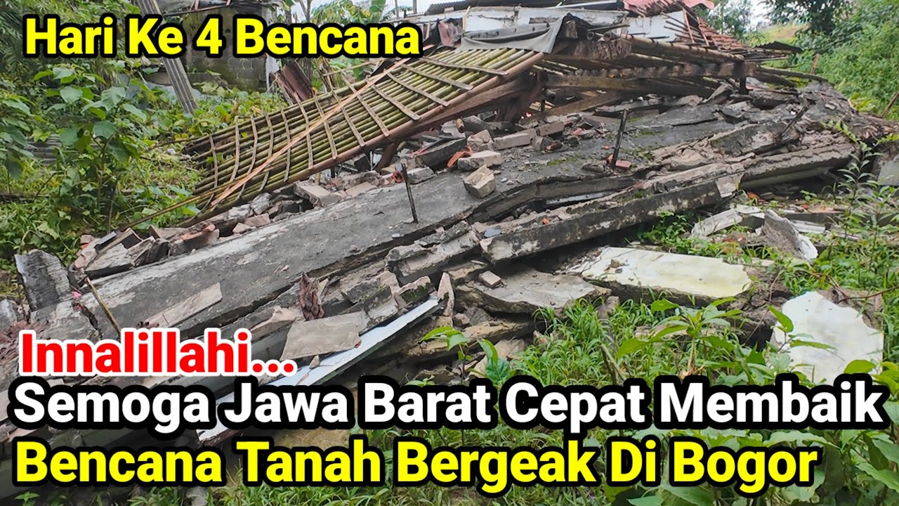 Tanda Tanda Sebelum Rumah Roboh‼️Puluhan Kepiting Keluar Dari Rumah Tanah Bergerak Bogor