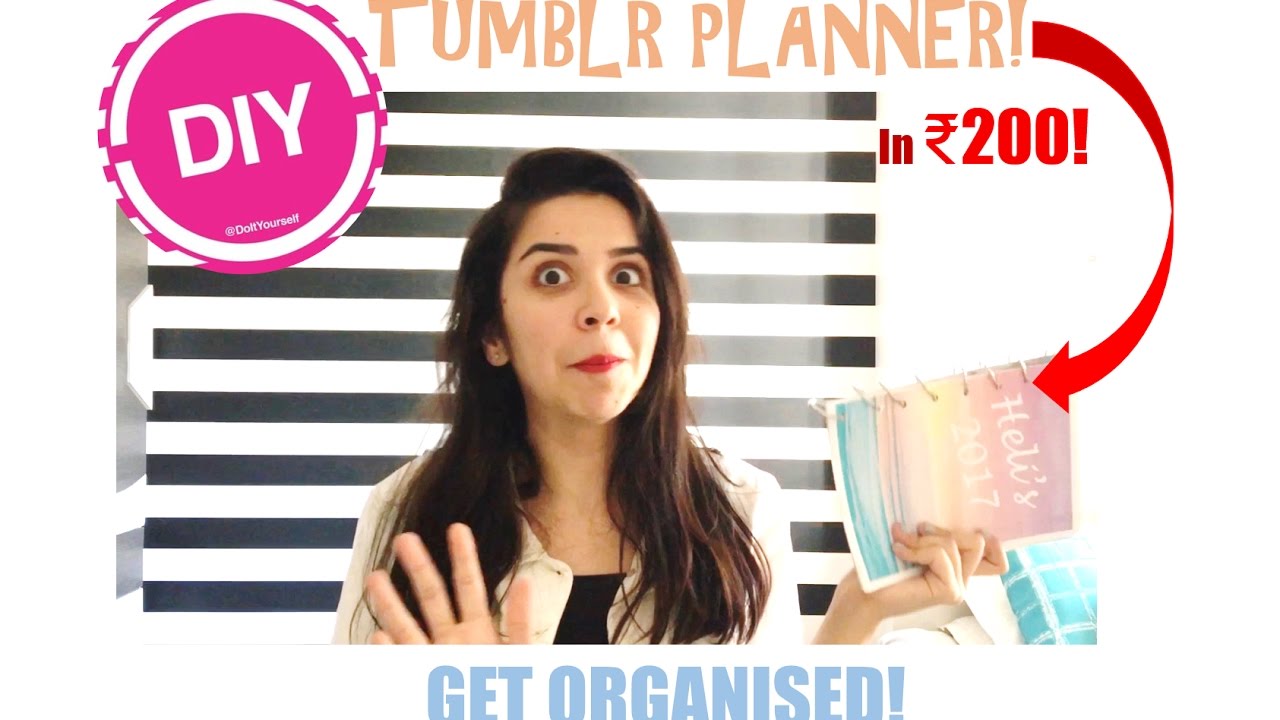 THE BEST TUMBLR PLANNER - 2017 ORGANISER DIY | Heli