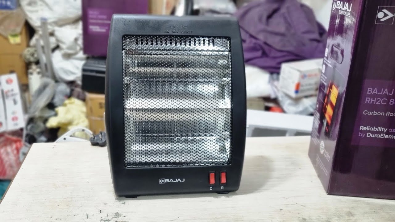 Bajaj RH2C 800W Carbon room heater, Reliability assured by DuraElement