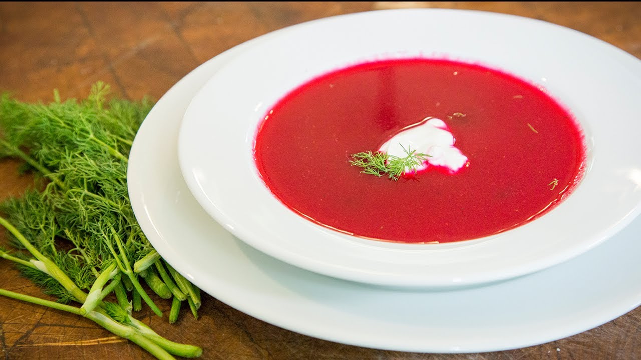 Joan Nathan's Dairy Borscht