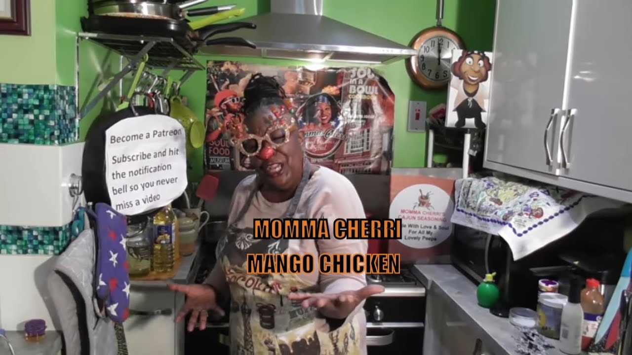 Momma Cherri's  soul food Mango Chicken