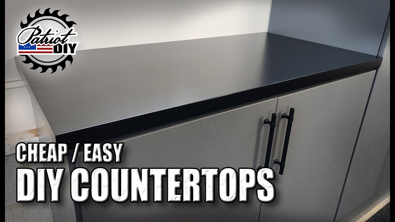 Easy DIY Plywood Countertop