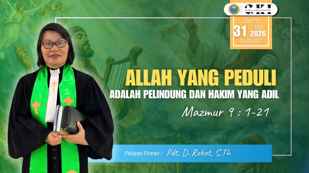 IBADAH KUNCI BULAN JANUARI GKI LEMBAH YORDAN 2026 | Pel. Firman : Pdt. Deisvan Robot, S.Th