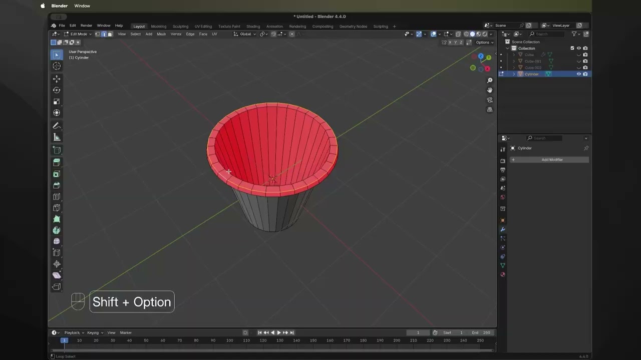 Швидке моделювання в Blender