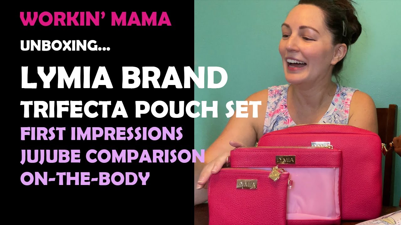 LYMIA Brand Trifecta Pouch Set | Unboxing | JuJuBe Comparison |On the Body OTB
