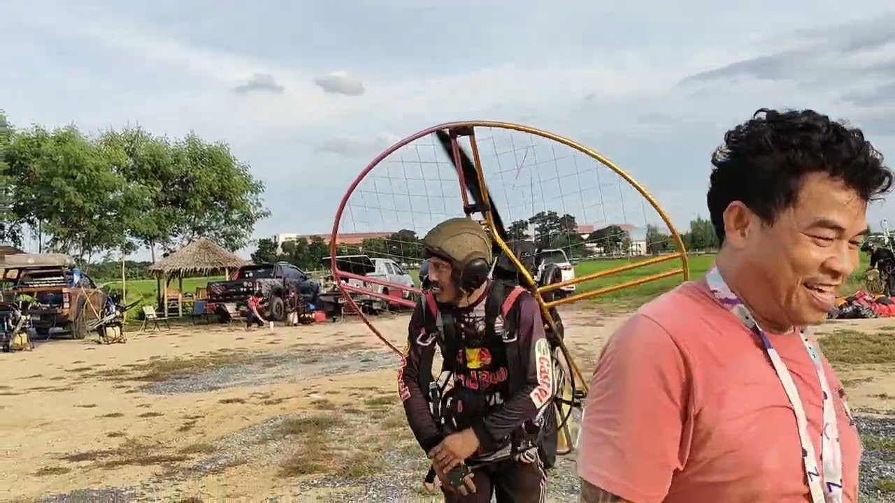 สนามบินพารามอเตอร์ ศาลายานครปฐม มาเยี่ยมเยียนเพื่อนสมาชิก