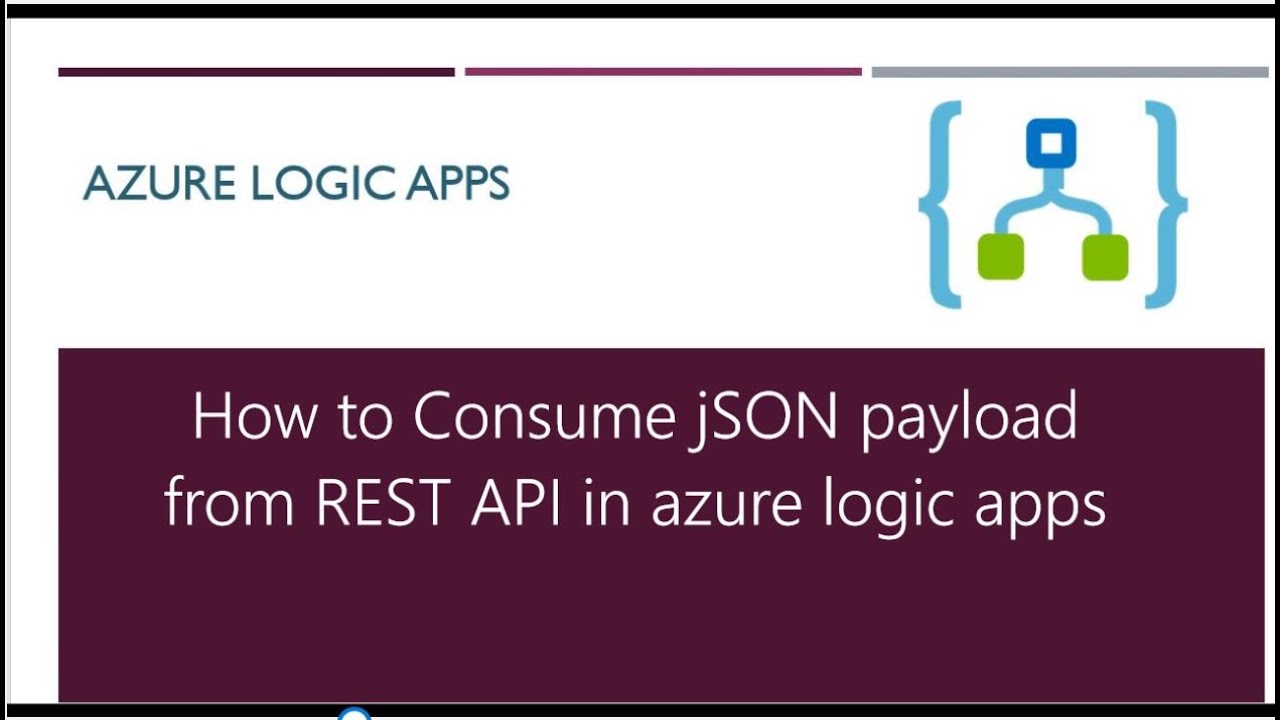 How to work with Rest API Json Payload in azure logic apps