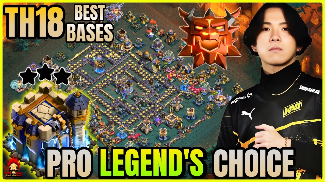 LEGENDS CHOICE TOP 10 TOWNHALL 18 BASE ! TH18 LEGEND BASES WITH LINK ! ANTI 2 STAR TH18 WAR BASE