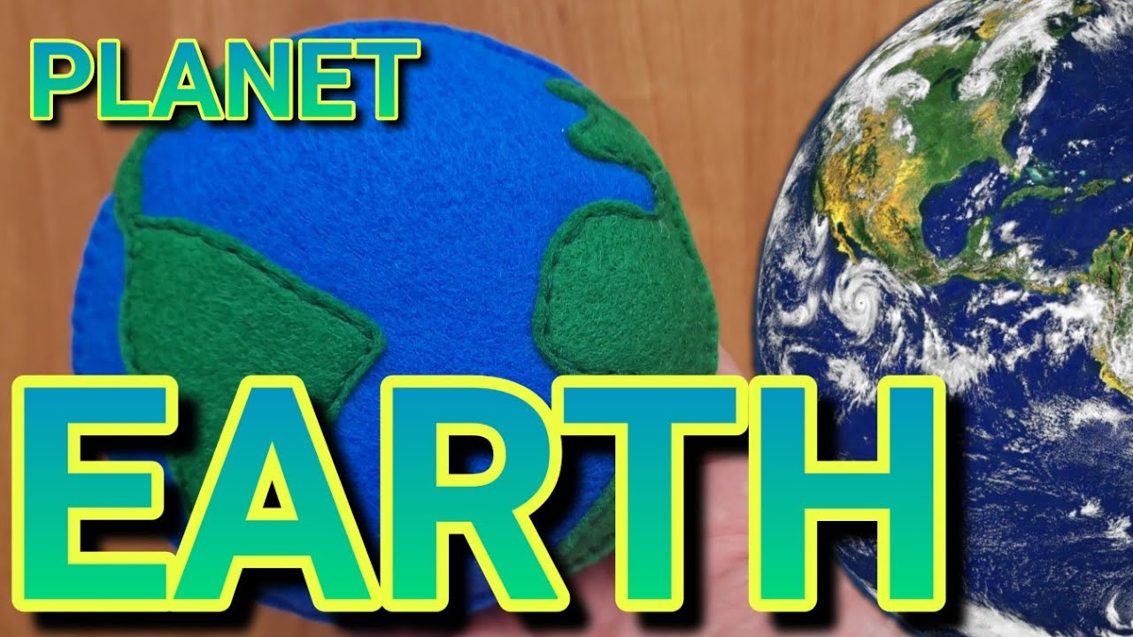 Handmade EARTH🌎 / Felt Planet Toy / Home Decor