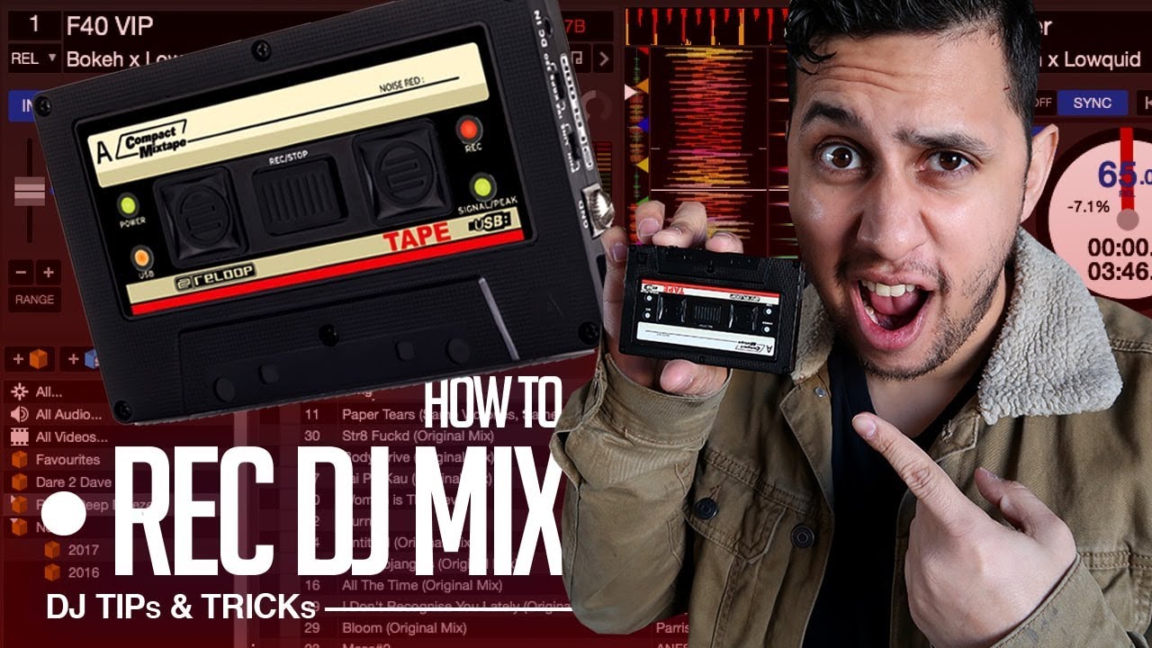 DJ Tips: How to record your DJ Mixes (Reloop Tape Review)