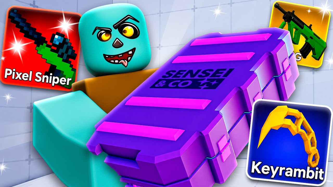 Roblox Rivals, но МОЕ СНАРЯЖЕНИЕ выбирают СКИН-КЕЙСЫ...