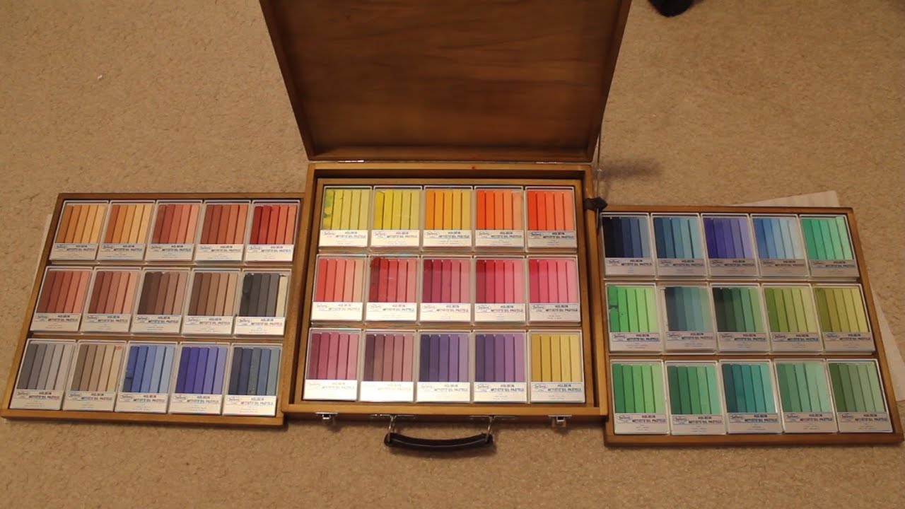 Holbein Oil Pastels 225 Full Set Unboxing Review!