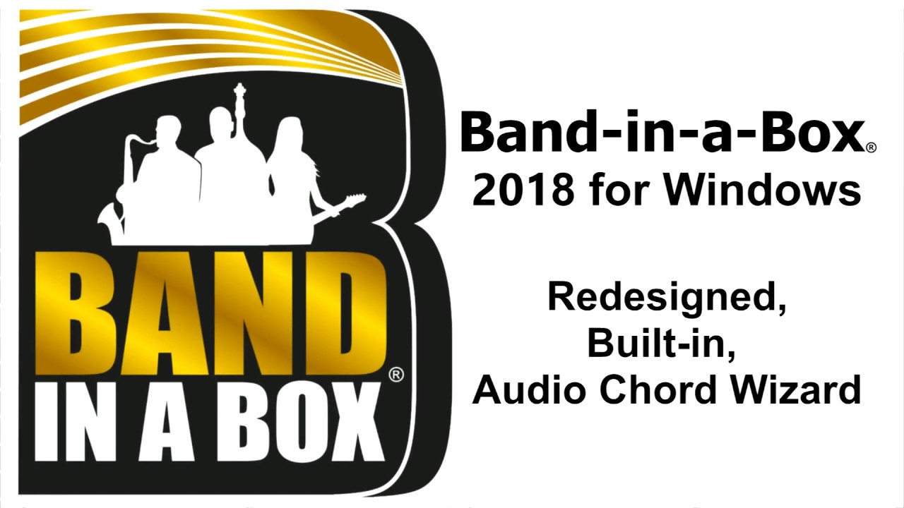Audio Chord Wizard in Band-in-a-Box® 2018 for Windows