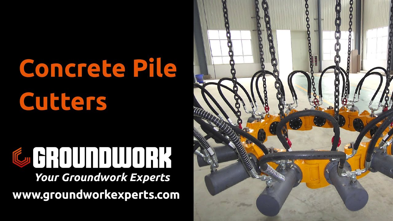 The KP380A Concrete Pile Cutter Is Fast & Efficient