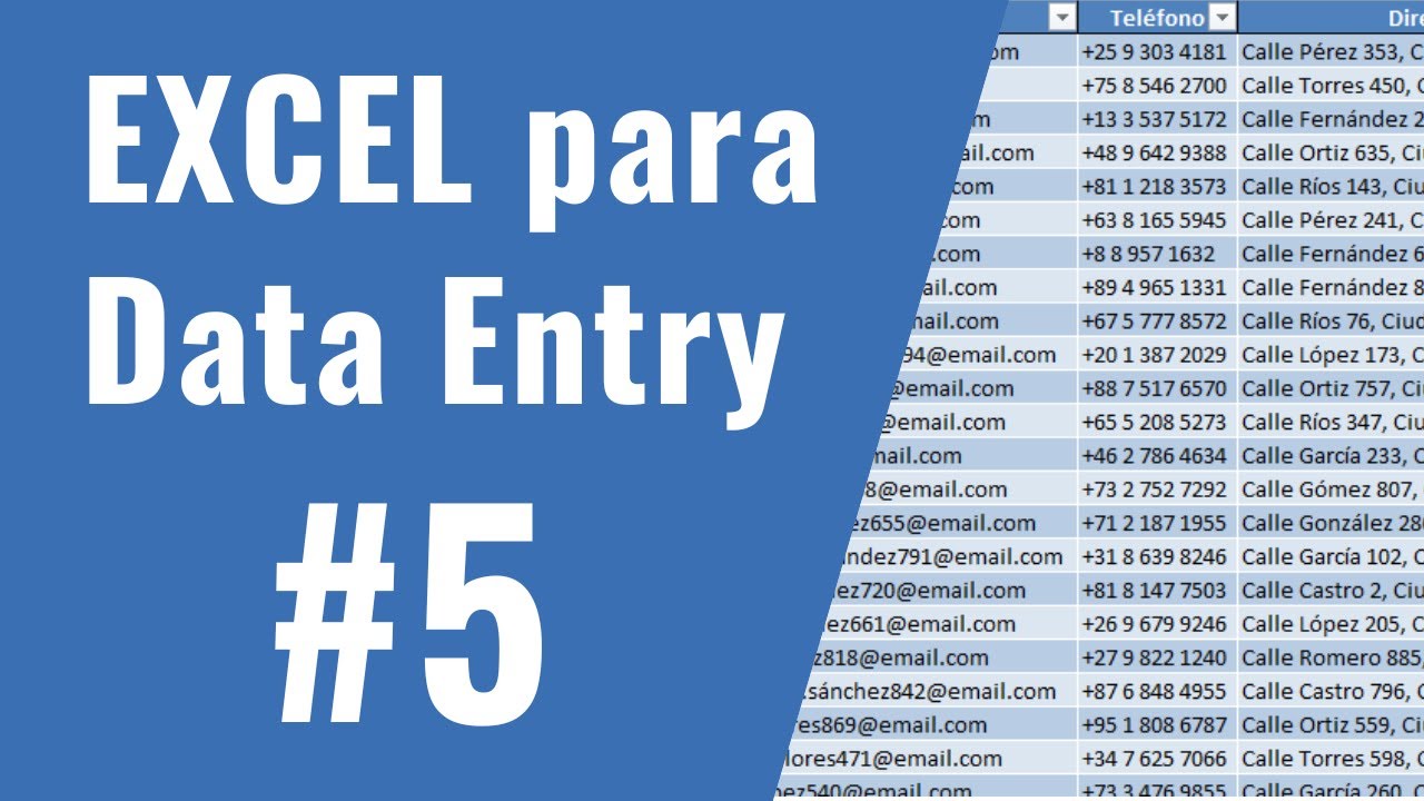 Curso Excel Data Entry #5 - Exportar datos de Excel a otros sistemas vía TXT