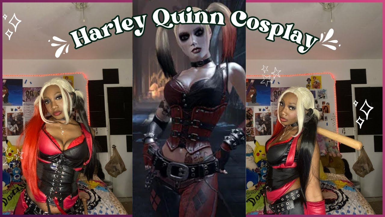 Get into Harley Quinn Cosplay w/ me