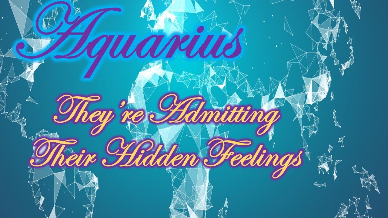 Aquarius🧡They're Admitting Their Hidden Feelings!  Someone Cheated For Lust And/Or Money?