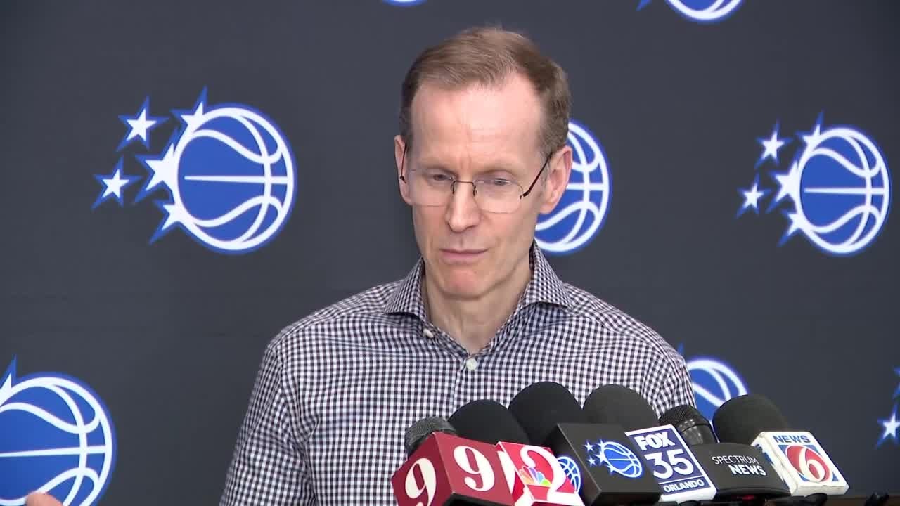 Orlando Magic holds news conference after head coach fired